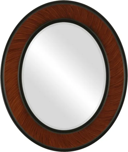 Miniatura 24 de ovalandroundmirrors. com Oval Espejo biselado en un estilo Montreal champaña Oro marco