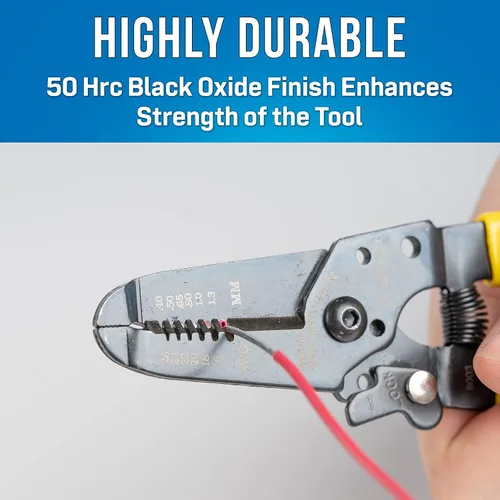 Miniatura 6 de Jonard Tools JIC-1626 16-26 AWG Pelacables y cortador, 6-3/4" de longitud
