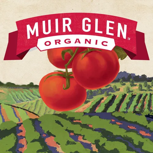 Miniatura 5 de Muir Glen Tomates enlatados orgánicos tostados al fuego en cubitos con chiles verdes medianos, 14.5 oz.