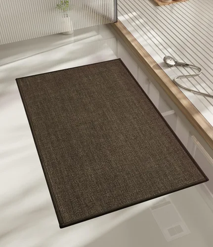 Miniatura 107 de chakme Alfombras de Baño 24x17, Alfombra de Baño Ultra Delgada Antideslizante Pequeña de Secado Rápido Absorbente para Piso de Baño