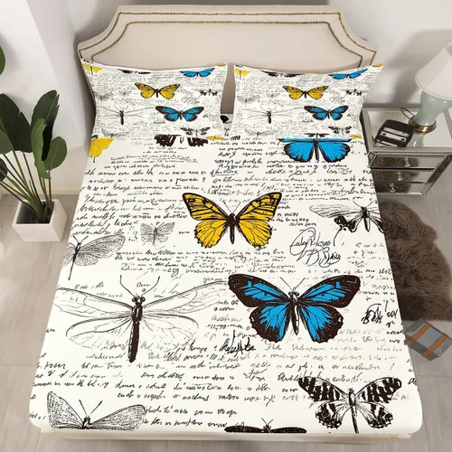Miniatura 2 de Erosebridal Sábana bajera ajustable de fuego negro y amarillo, tamaño individual, juego de sábanas de llama de desastre natural para niños