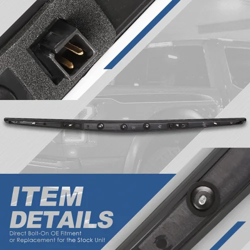 Miniatura 3 de Auto Dynasty Carcasa LED Completa Tintada para Faro Trasero Central Montado en Altura 3ª Luz de Freno de Cola Compatible con Cadillac DTS 06-11