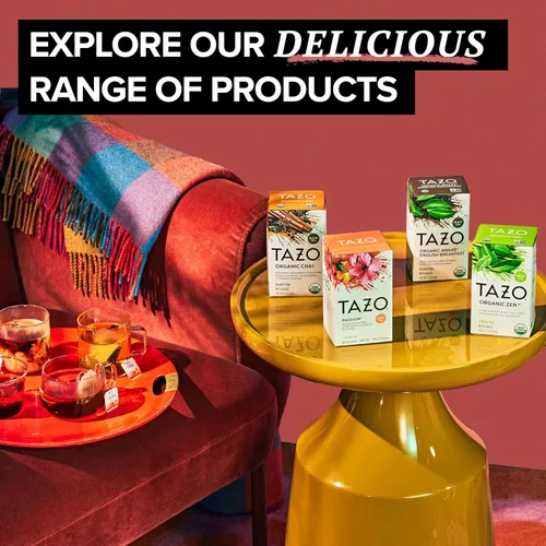 Miniatura 7 de Bolsas de té Tazo Organic Awake English Breakfast, té negro atrevido y tradicional al estilo desayuno, 144 bolsas de té en total