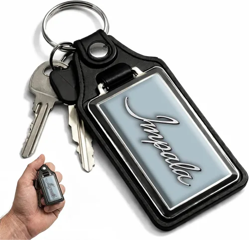 Miniatura 12 de Brotherhood Car Key Chain for Cutlass - Classic Models Keychain for Men and Women Gift Key Ring Azul alpino