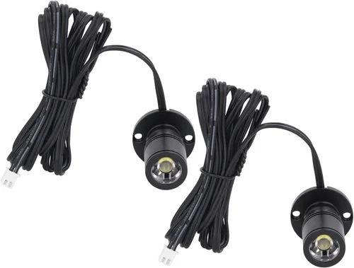 Miniatura 7 de Garosa Mini proyector regulable USB 5V luz artística mini LED luces de acento proyector de armario 1 a 2 luces de punto para porche, vitrinas