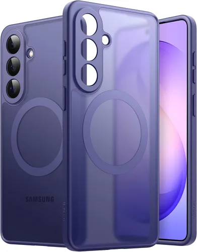 Miniatura 50 de JETech Estuche magnético para Samsung Galaxy S24 5G, compatible con MagSafe, funda protectora para teléfono con parte trasera translúcida y mate a