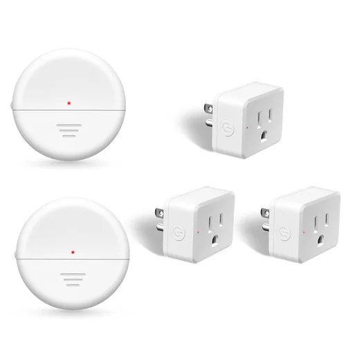 Miniatura 104 de NineLeaf Interruptor de salida remoto inalámbrico, interruptor de lámpara remoto, interruptor decorativo de enchufe de luz de encendido y apagado