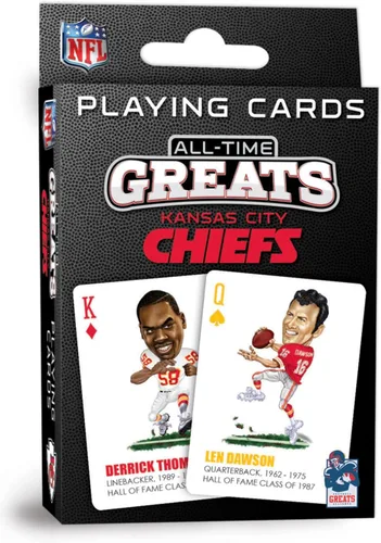 Miniatura 7 de MasterPieces Juegos Familiares - Cartas de Juego NFL San Francisco 49ers All-Time Greats - Baraja de Cartas con Licencia Oficial para Adultos, Niños