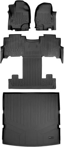Miniatura 15 de SMARTLINER Juego de alfombrillas de primera fila compatibles con Ford Expedition 2018-2025 Ford Expedition 2018 - 2024