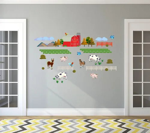 Miniatura 10 de The City - Vinilo adhesivo de vinilo para habitación de niños, camión de basura, colección de residuos sólidos, para dormitorio de niños, sala