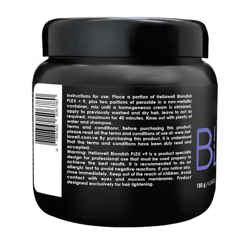 Miniatura 2 de BLONDISH PLEX + 9 polvos blanqueadores para el cabello, blanqueador plex, iluminador, aclarador de cabello, aclara más de 9 tonos, 6.35 oz, 6.34