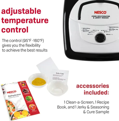 Miniatura 6 de Nesco/American Harvest FD-80 Máquina para deshidratar alimentos, con forma cuadrada., Blanco