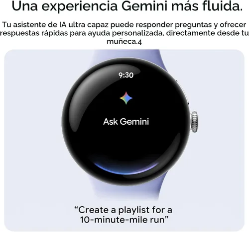 Miniatura 6 de Google Pixel Watch 4 (41mm) - Reloj inteligente Android - Monitor de frecuencia cardíaca y seguimiento del sueño - Batería de 30 horas - Seguimiento