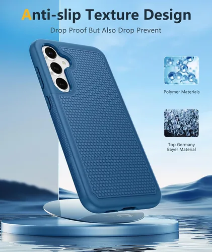 Miniatura 649 de FNTCASE Funda para iPhone 17 Pro: Fundas delgadas translúcidas de color azul claro compatibles con MagSafe, protección completa de la cámara