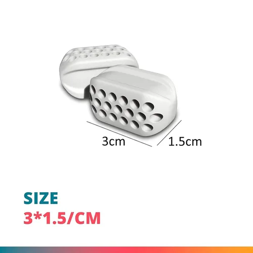 Miniatura 2 de Jawline - Ejercitador facial de Jawfit – 1 par de ejercitadores de mandíbula de silicona de grado médico sin BPA para principiantes y usuarios Negro