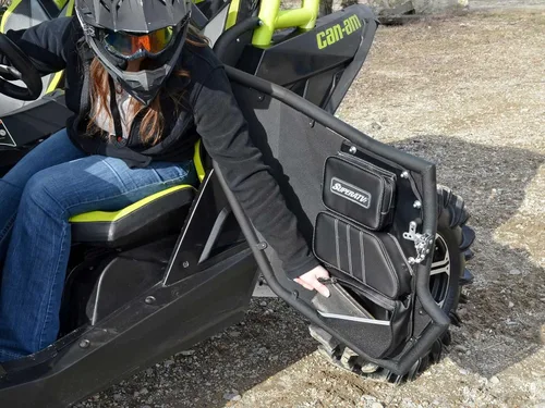 Miniatura 2 de SuperATV Bolsas de puerta para Can-Am Maverick 2011+ Incluye 2 bolsas de puerta 【Solo para puertas de acero SuperATV 】