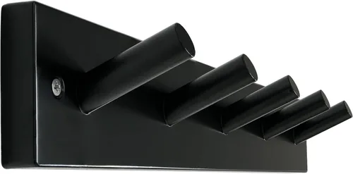 Miniatura 12 de SKOLOO Perchero de Pared de Bambú Montado en la Pared, 16 Pulgadas de Agujero a Agujero, 5 Clavos de Bambú para Pared para Colgar Ropas, Batas