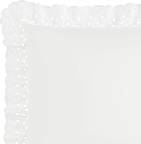 Miniatura 2 de Nuevas ideas Anilla Ruffled almohada 2 unidades Sham, Algodón, Blanco, Europeo