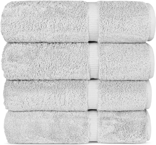 Miniatura 45 de Chakir Turkish Linens - Toallas turcas de alta calidad 100% algodón para baño, 13 x 13 pulgadas (6 toallas pequeñas, aguamarina)