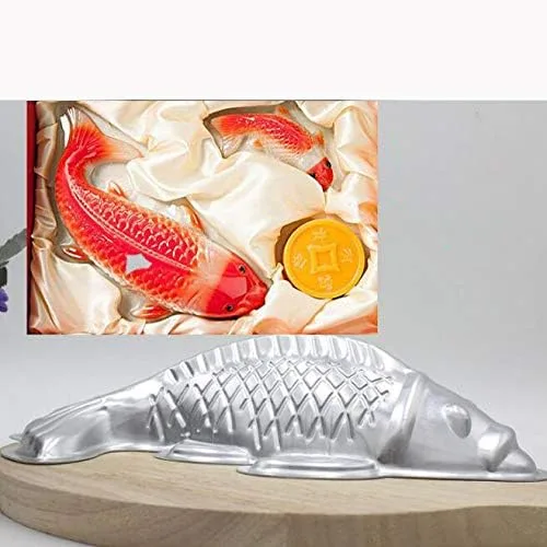 Miniatura 3 de Molde Koi en forma de pez - Molde para pastel de aleación de aluminio 3D (10 pulgadas)