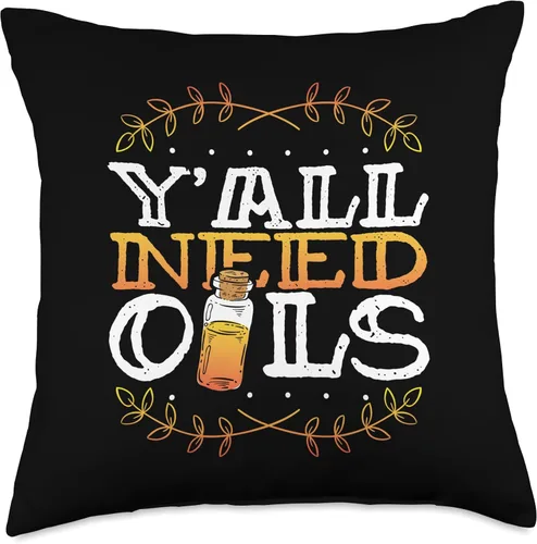 Miniatura 4 de Essential Oil Practitioner Y’All Need Oils Essential Oils Throw Pillow