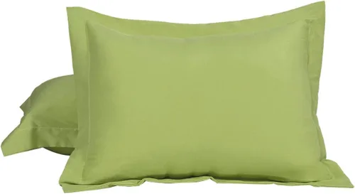 Miniatura 29 de uxcell Paquete de 2 fundas de almohada de microfibra cepillada suave con cierre de sobre, estándar (20 x 26 pulgadas), color verde aguacate