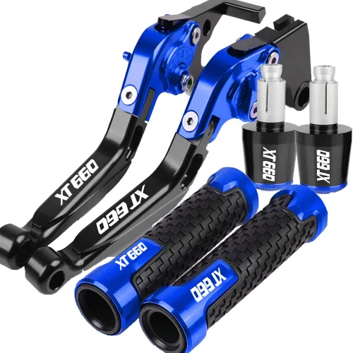 Miniatura 21 de NIKKHO Palanca de embrague de freno para YA & MAHA XT660 XT660R XT660X Tenere XT 660 2004-2011 Palancas de embrague de freno manija de embrague