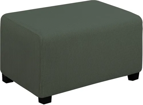 Miniatura 128 de Easy-Going Funda Elástica para Otomana Taburete de Almacenamiento Plegable Protector de Muebles Funda Rectangular Suave con Parte Inferior Elástica