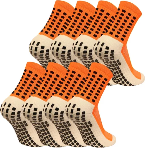 Miniatura 6 de fjberrtsat Calcetines para hombre de fútbol sin deslizamiento, antideslizantes, para fútbol y baloncesto, con almohadillas antideslizantes