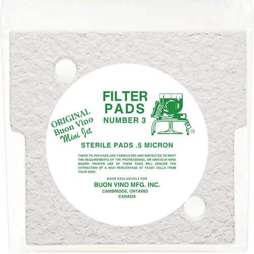 Miniatura 3 de Buon Vino Mini Jet - Almohadillas de filtro para purificador de vino, 1 unidad (paquete de 3), filtros gruesos #1 para sedimentos, suministros