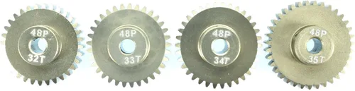 Miniatura 3 de 48 engranaje de piñón de aluminio de la echada fijó #9753 para el coche, engranajes del vehículo RC del camión