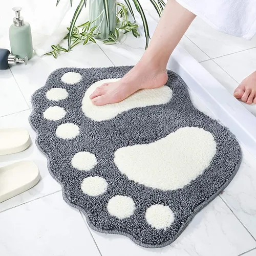 Miniatura 12 de Alfombras de baño, absorbentes de agua, antideslizantes, para usar en el baño, ducha, habitación, etc. Tapete de baño de microfibra suave, lavable a