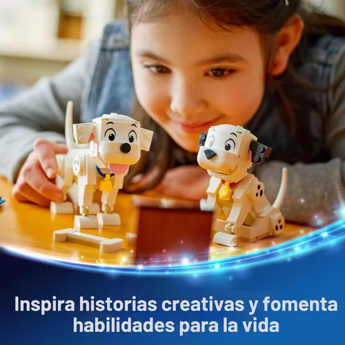 Miniatura 4 de LEGO Disney Lucky & Penny 101 Dalmatians Puppies - Juego de simulación para niños y niñas, a partir de 6 años que aman a los animales, juguete