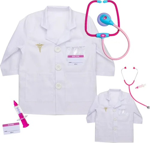 Miniatura 9 de Sophia's Yeso y Muletas para Muñecas Juego de Accesorios de 4 Piezas con Muletas de Axila de Juguete, Yeso de Brazo, Yeso de Pierna, y Vendaje