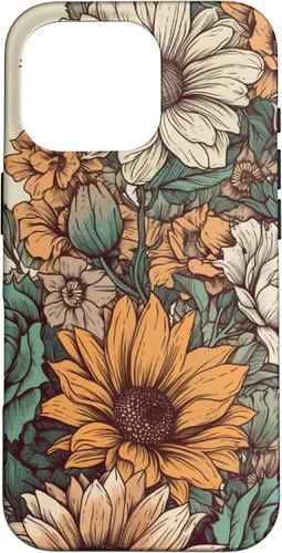 Miniatura 20 de Western Boho Leopard Sunflowers Cactus Funda Rodeo Cowgirl para iPhone 17