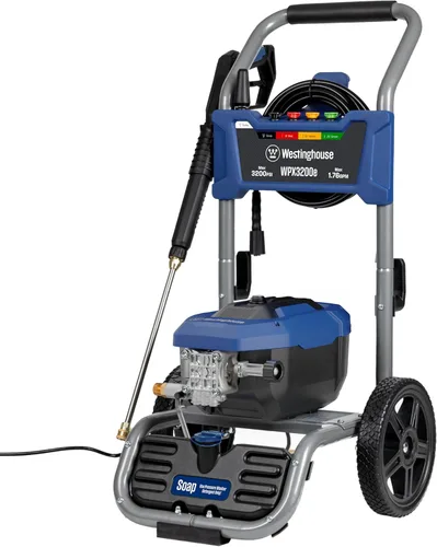 Miniatura 9 de Westinghouse WPX3200e Lavadora de Presión Eléctrica, 3200 PSI máximo y 1.76 GPM máximo, motor de inducción, tanque de jabón integrado, pistola