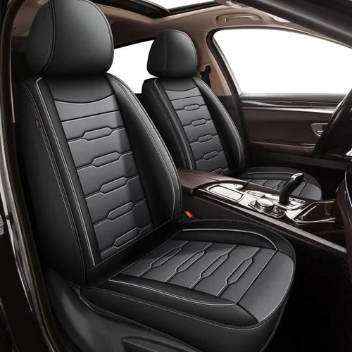 Miniatura 15 de AOMSAZTO Fundas de asiento de automóvil de ajuste personalizado para Cadillac ATS 2013-2018, fundas de cojín de vehículo, protectores de asiento