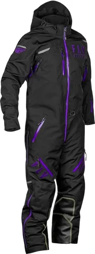 Miniatura 10 de Fly Racing Monosuit Impermeable Cobalt – Traje de Moto de Nieve con Hydraguard Pro, Durabilidad Cordura y Ventilación 2Cool Negro/Gris (Shell)