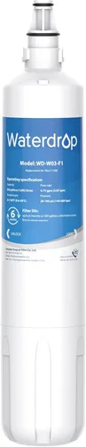 Waterdrop Filtro de agua F-1000, repuesto para filtro InSinkErator® F-1000 F-2000 F-3000 y AquaPure AP Easy C-Complete, 500 galones, reduce el
