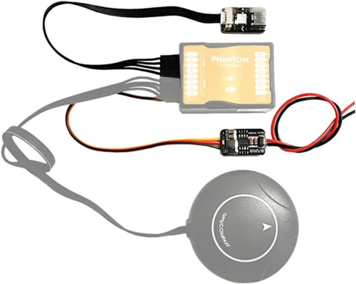 Miniatura 3 de QWinOut Tablero de ajuste de parámetros LED RC Drone o módulo de alimentación 2-6S para compatible con control de vuelo fantasma de la serie NAZA