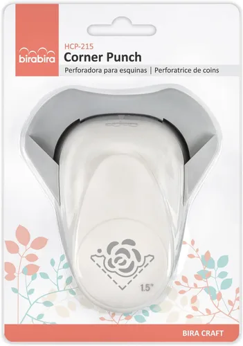 Miniatura 3 de Bira Rose - Perforadora de esquina con forma de rosa, perforadora de esquina para el día de San Valentín, 1.5 pulgadas para álbumes de recortes