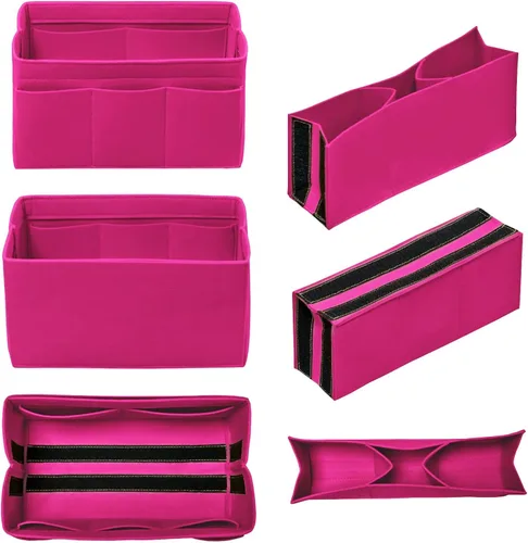 Miniatura 3 de Organizador de monedero inserto bolsa de fieltro organizador de bolso para bolsa de mano se adapta a LV Speedy Neverfull Longchamp