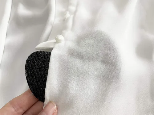 Miniatura 5 de Kancystore - Blusa de gasa con botones, para mujer, con cuello en V, lazo frontal, manga de 34 y estilo informal