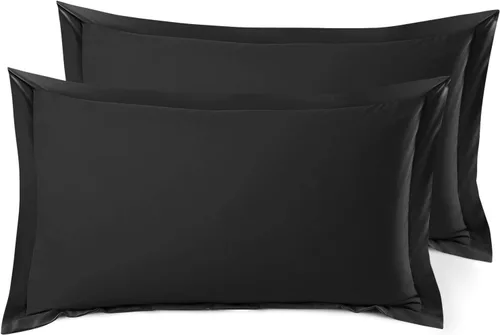 Miniatura 88 de Nestl Juego de 2 fundas tipo sham de almohada suaves - Fundas de almohada de microfibra de doble cepillado - Fundas de almohada de cama premium