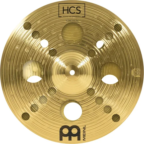 Miniatura 13 de Meinl 40.6 cm Platillos Trash Stack (2 unidades) con agujeros - Acabado tradicional HCS de latón para juego de tambores, fabricado en Alemania