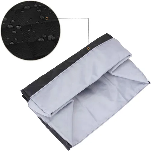 Miniatura 4 de Funda protectora Luxja compatible con batidora de pie de 4.5 y 5 cuartos de galón, funda de tela con bolsillos para batidora de pie y accesorios