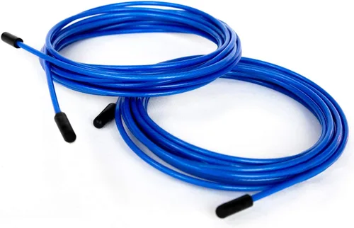 Miniatura 9 de BRANK SPORTS® Paquete de 2 cuerdas de acero de repuesto para todas las cuerdas de saltar Longitud 12 pies 2 diámetros y 7 colores para elegir