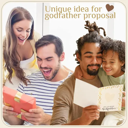 Miniatura 3 de 97 Decor Will You Be My Godfather Proposal Gifts – Regalos de propuesta de Dios Padre, regalos de tío padrino de ahijado, regalo de bautismo