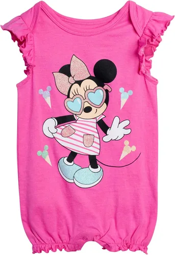 Miniatura 7 de Disney Mameluco de Minnie Mouse para bebé, 4 piezas, para recién nacido (0-24 meses)