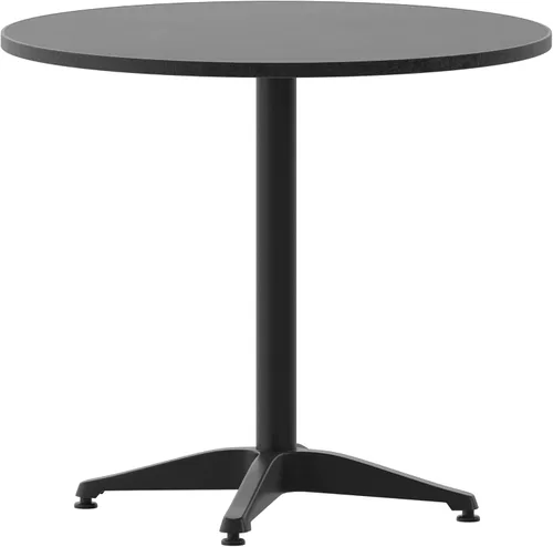 Miniatura 13 de Mesa circular de aluminio con base para interiores y exteriores, Multicolor
